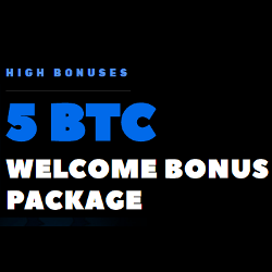 3 Welcome Bonuses up to 5 BTC
